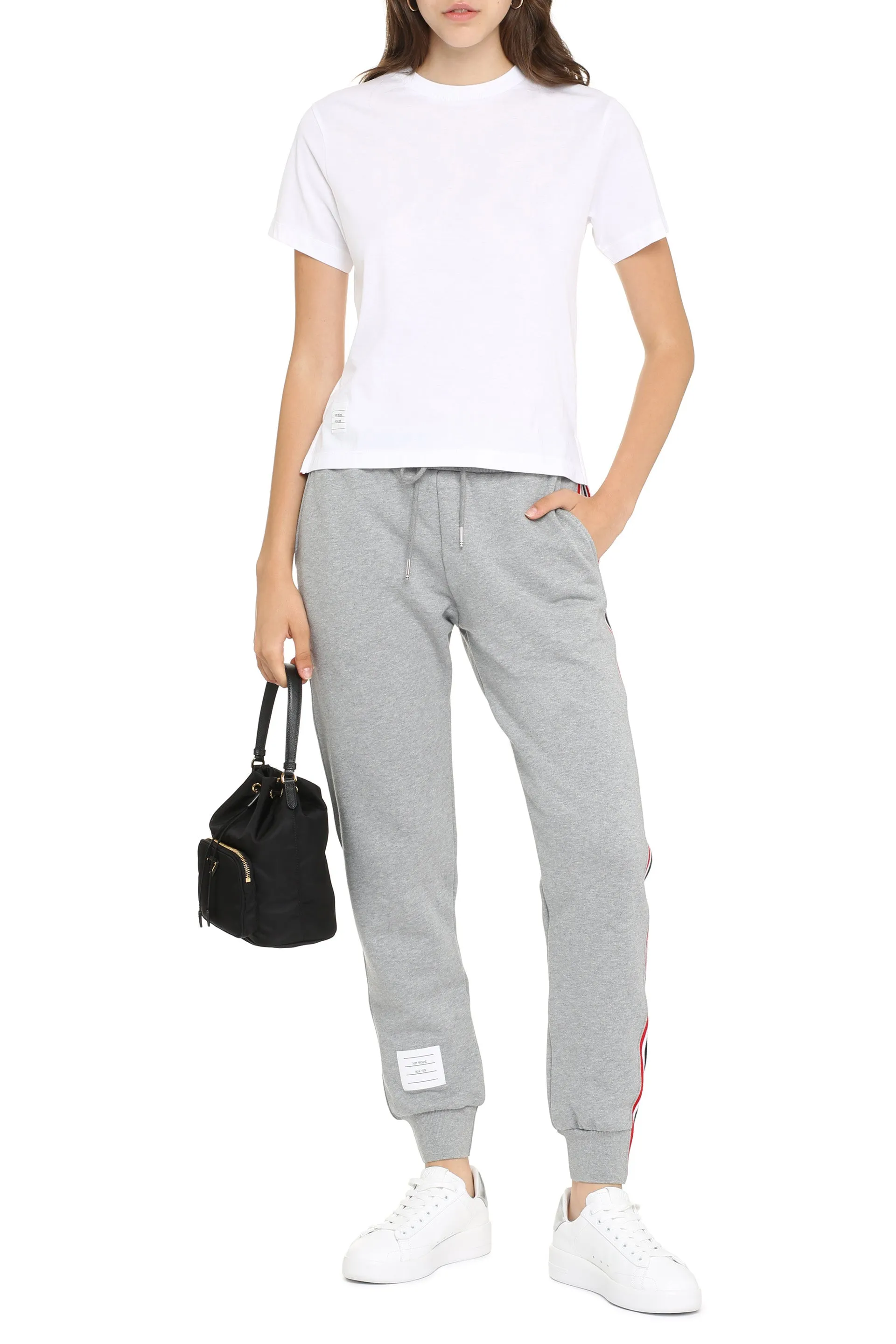 COTTON CREW-NECK T-SHIRT sold by Lord & Taylor product image thumbnail 3