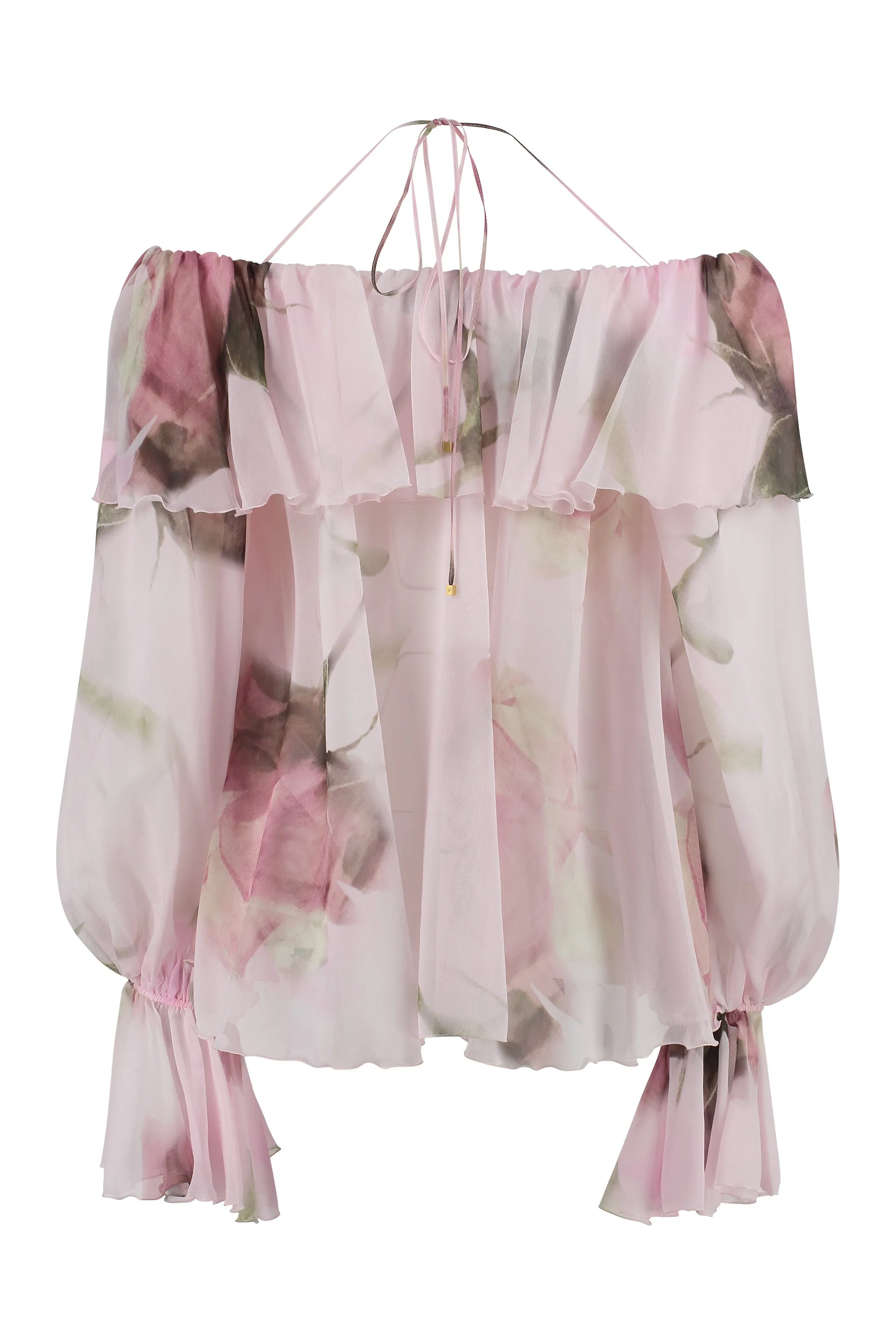 PRINTED SILK BLOUSE sold by Lord & Taylor product image thumbnail 2