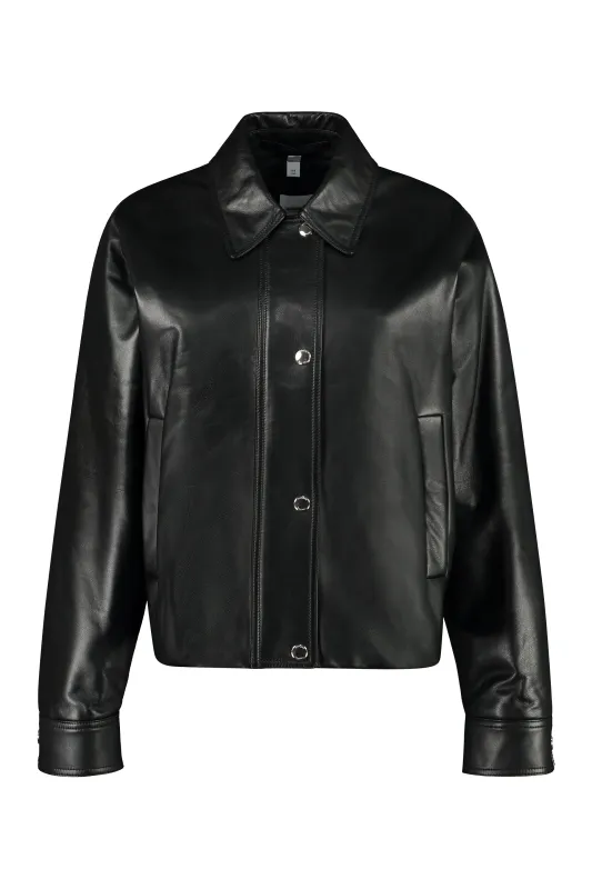 LAMBSKIN BOMBER JACKET sold by Lord & Taylor