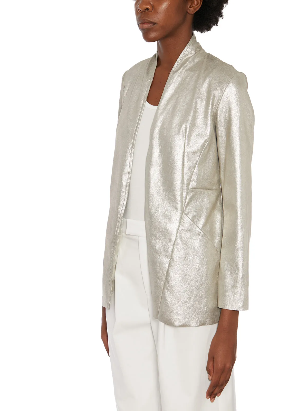 GIACCA SFODERATA IN PELLE STRETCH sold by Lord & Taylor product image thumbnail 4