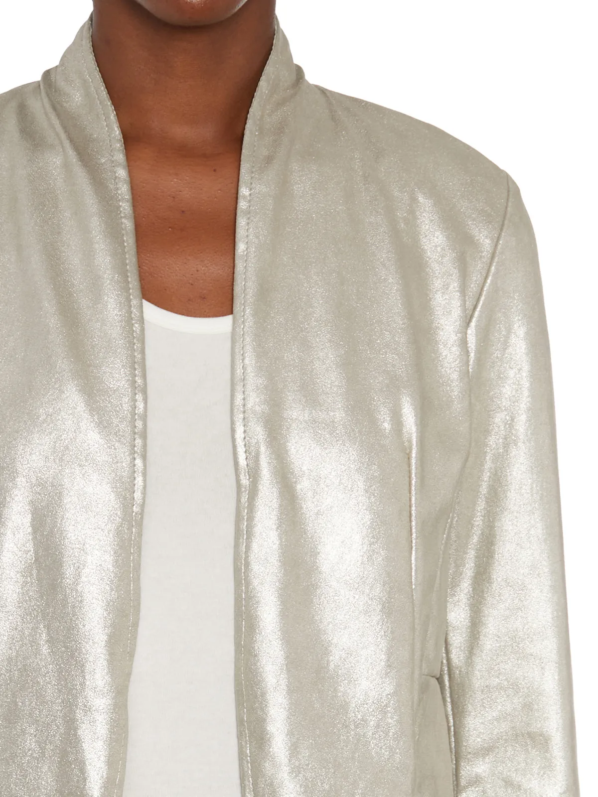 GIACCA SFODERATA IN PELLE STRETCH sold by Lord & Taylor product image thumbnail 3