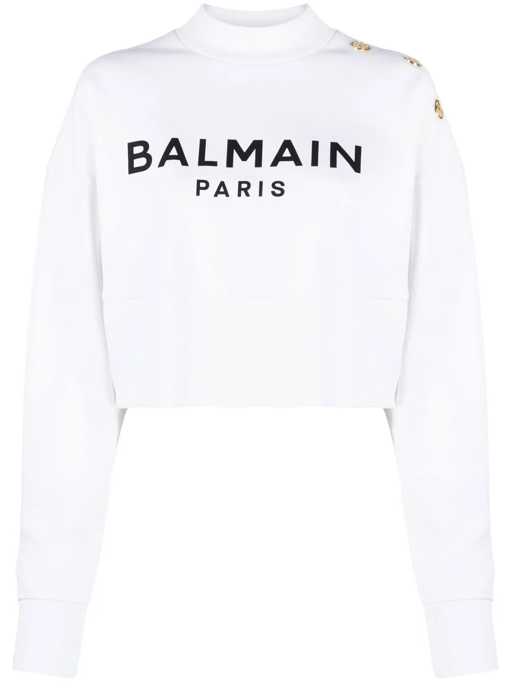 BOLD LOGO-PRINT BALMAIN SWEATSHIRT. sold by Lord & Taylor