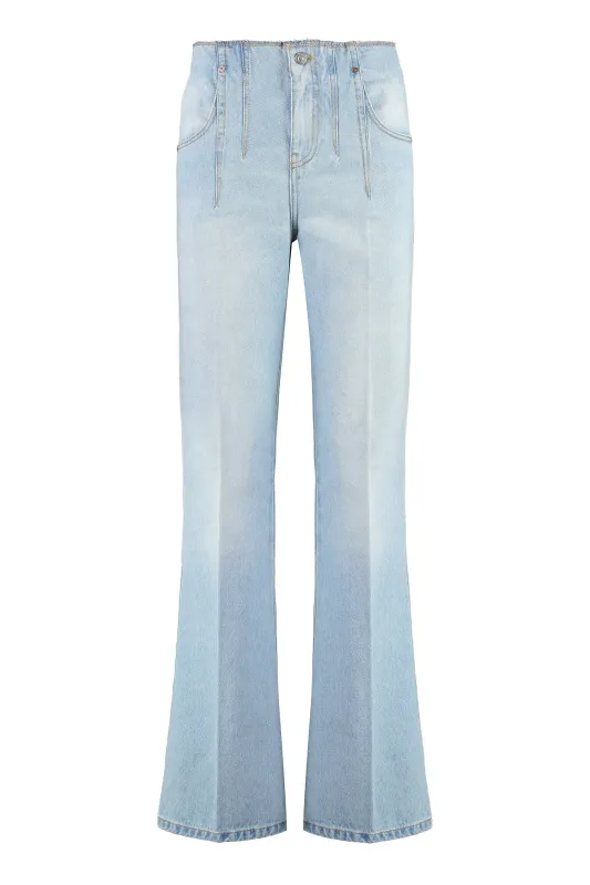 HIGH-RISE FLARED JEANS made by Victoria Beckham