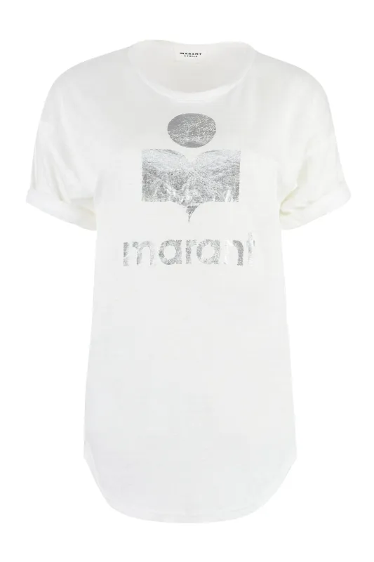 KOLDI LOGO PRINT LINEN T-SHIRT sold by Lord & Taylor