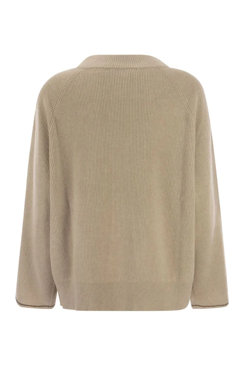 CASHMERE SWEATER WITH MONILE sold by Lord & Taylor product image thumbnail 2