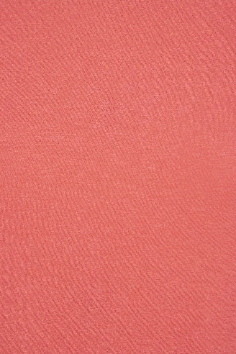 CREW-NECK T-SHIRT IN LINEN AND SHORT SLEEVE sold by Lord & Taylor product image thumbnail 4