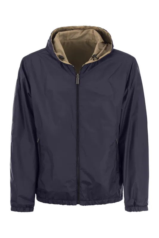 REVERSIBLE JACKET WITH HOOD sold by Lord & Taylor