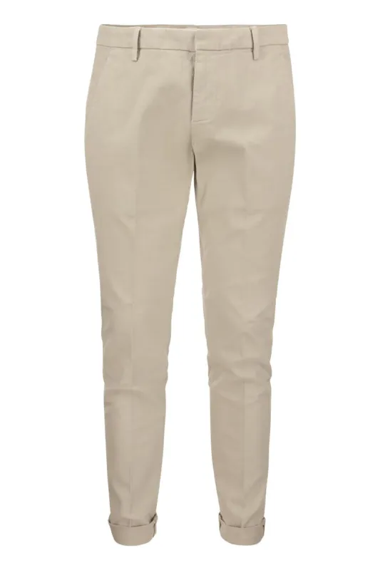 GAUBERT - SLIM-FIT GABARDINE TROUSERS sold by Lord & Taylor