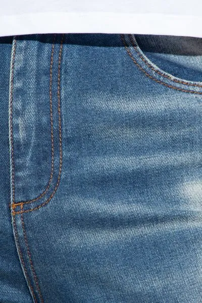 5 PKTS MEDIUM BLUE SLIM JEANS sold by Lord & Taylor product image thumbnail 4