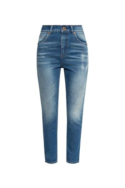 5 PKTS MEDIUM BLUE SLIM JEANS sold by Lord & Taylor
