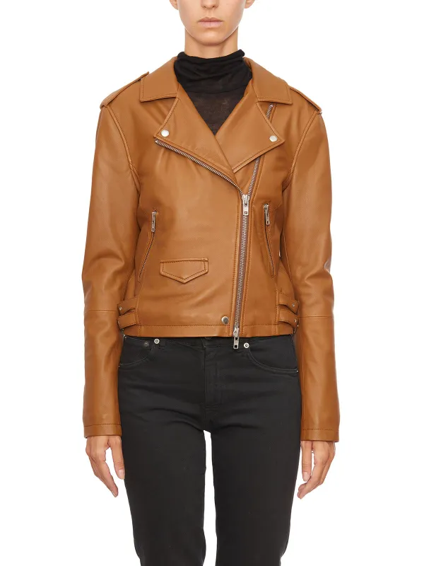 STUDDED LEATHER JACKET sold by Lord & Taylor