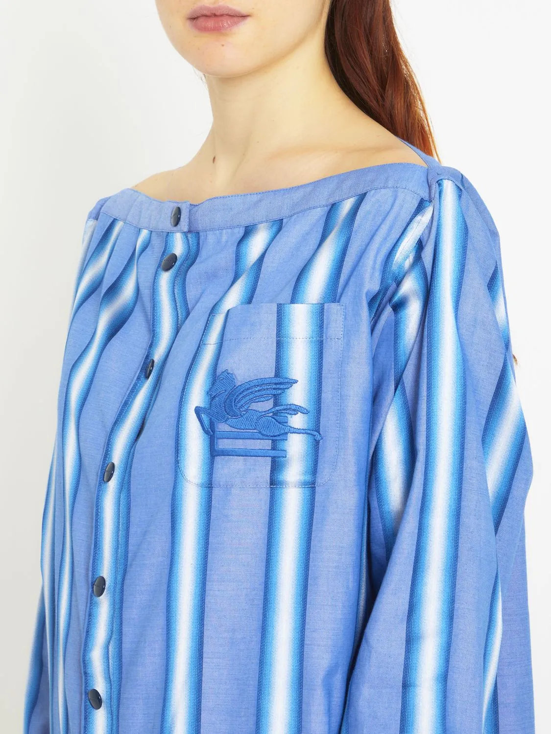 STRIPED SHIRT DRESS sold by Lord & Taylor product image thumbnail 4