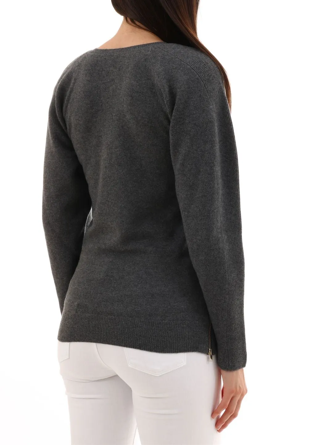 GRAY WOOL SWEATER sold by Lord & Taylor product image thumbnail 4