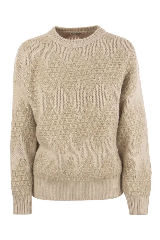WOOL, SILK AND CASHMERE SWEATER sold by Lord & Taylor