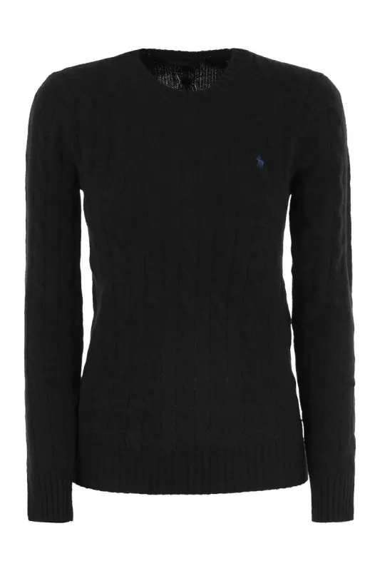 WOOL AND CASHMERE CABLE-KNIT SWEATER sold by Lord & Taylor