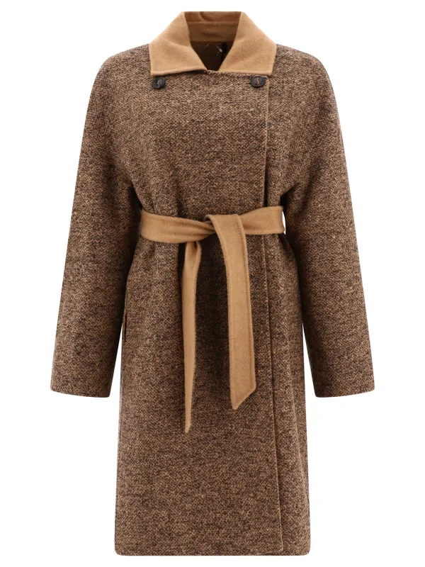 "EVELIN" REVERSIBLE CAMEL AND WOOL COAT sold by Lord & Taylor
