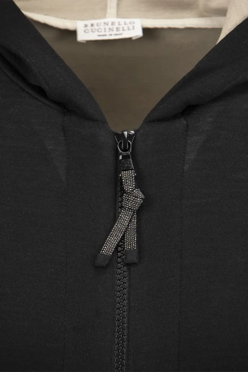 COTTON-SILK SWEATSHIRT TOPWEAR WITH JEWELLERY sold by Lord & Taylor product image thumbnail 4