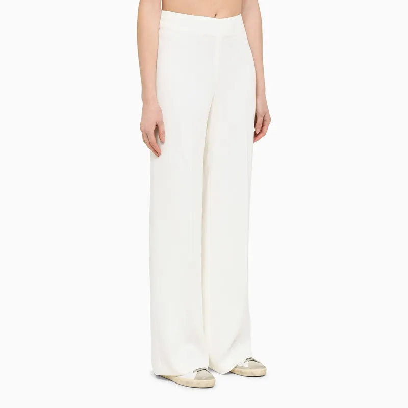 WIDE CREAM TROUSERS sold by Lord & Taylor product image thumbnail 3