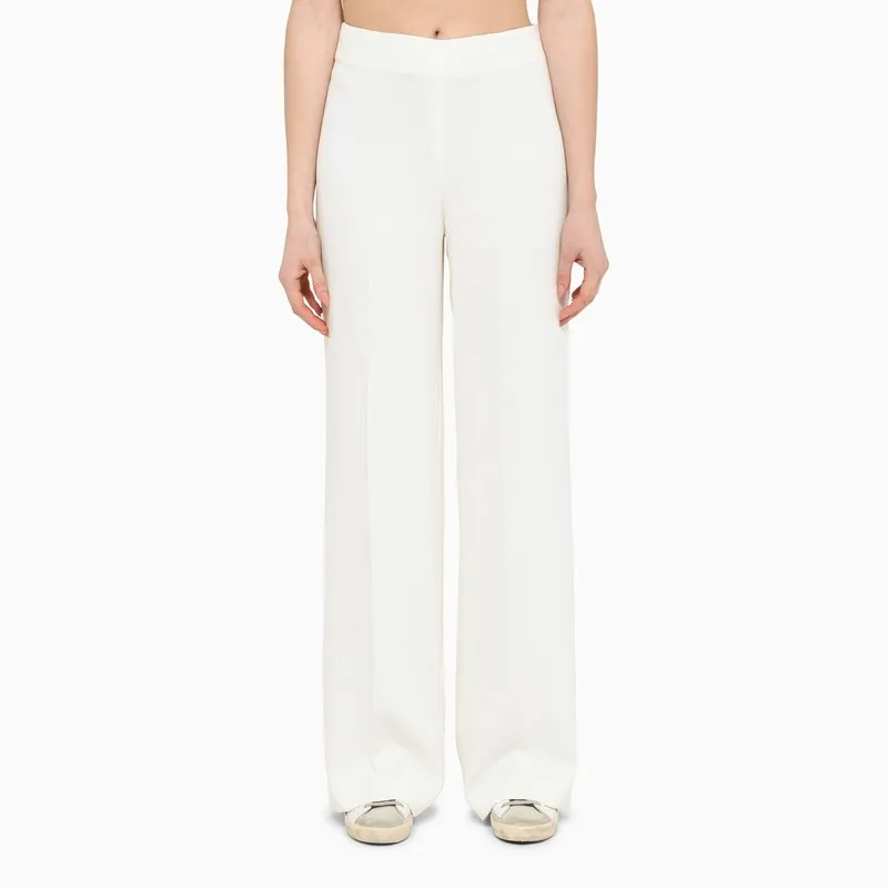 WIDE CREAM TROUSERS sold by Lord & Taylor