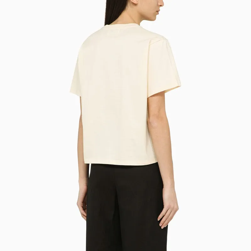 IVORY CREWNECK T-SHIRT sold by Lord & Taylor product image thumbnail 3