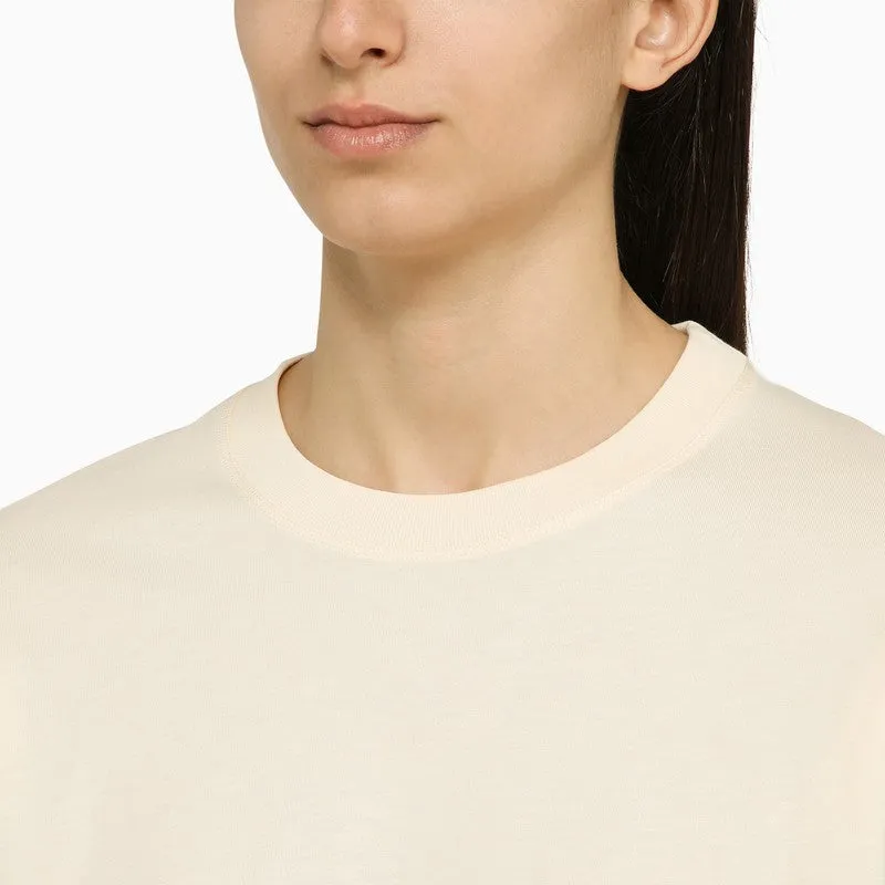 IVORY COTTON CREW-NECK JUMPER sold by Lord & Taylor product image thumbnail 4