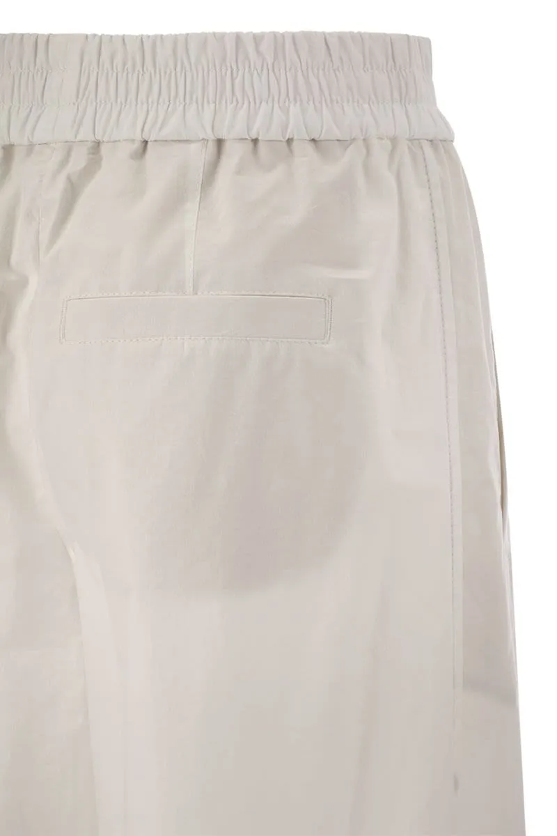 RELAXED LIGHT COTTON TROUSERS sold by Lord & Taylor product image thumbnail 4