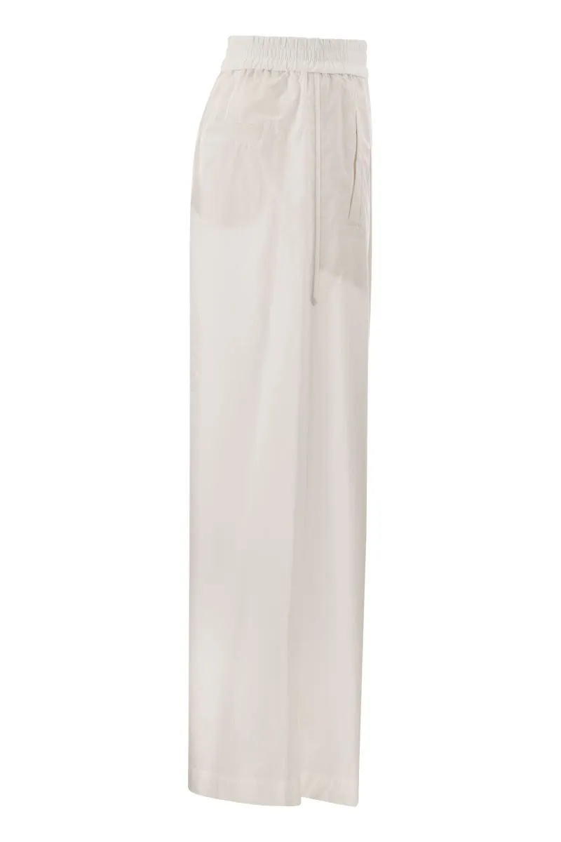 RELAXED LIGHT COTTON TROUSERS sold by Lord & Taylor product image thumbnail 3