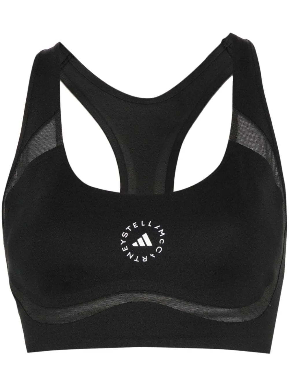 RECYCLED POLYESTER SPORTS BRA. sold by Lord & Taylor