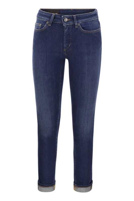 MONROE - FIVE-POCKET SKINNY FIT JEANS sold by Lord & Taylor