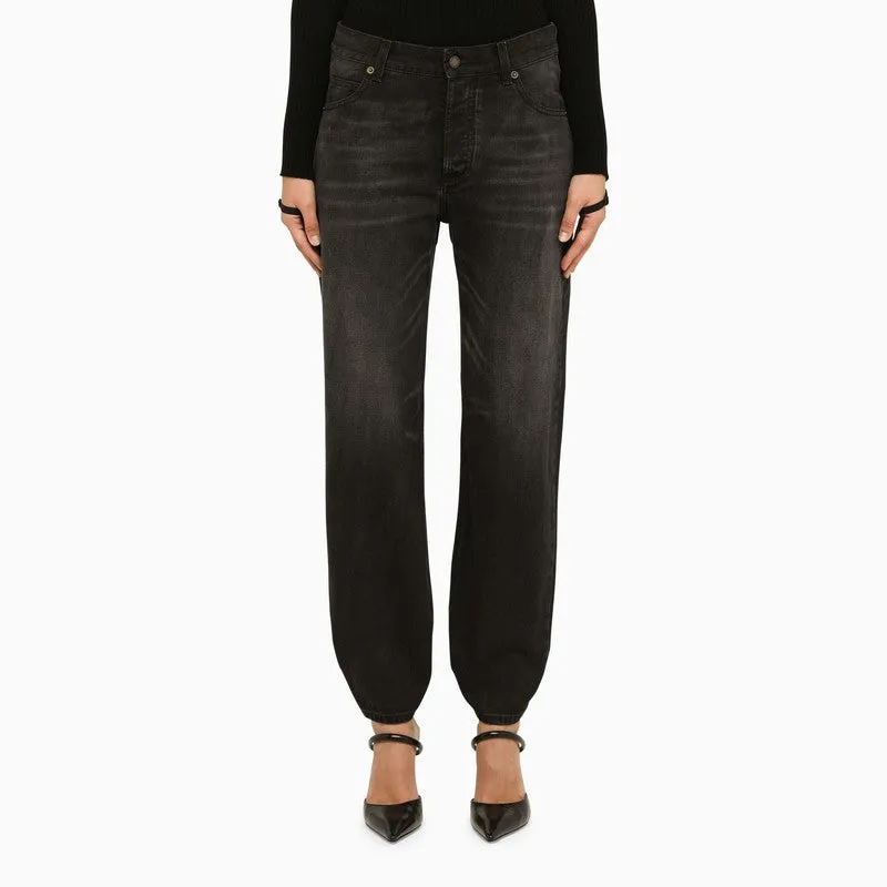 BLACK DENIM BOYFRIEND JEANS sold by Lord & Taylor