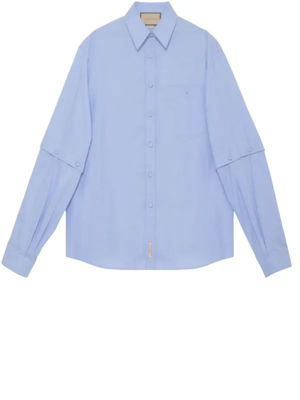 COTTON-OXFORD SHIRT made by Gucci