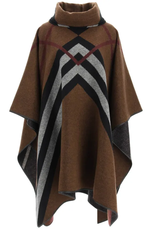 CHEVRON CHECK PONCHO sold by Lord & Taylor