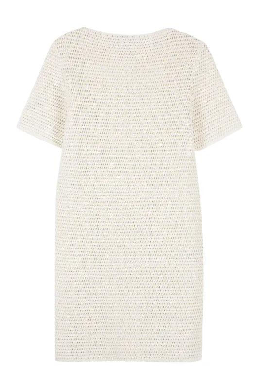 CROCHET WHITE DRESS sold by Lord & Taylor