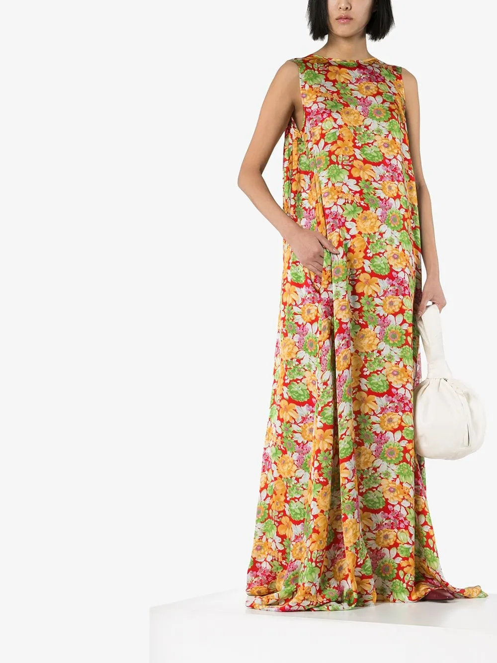 FLORAL PRINT MAXI DRESS sold by Lord & Taylor product image thumbnail 2