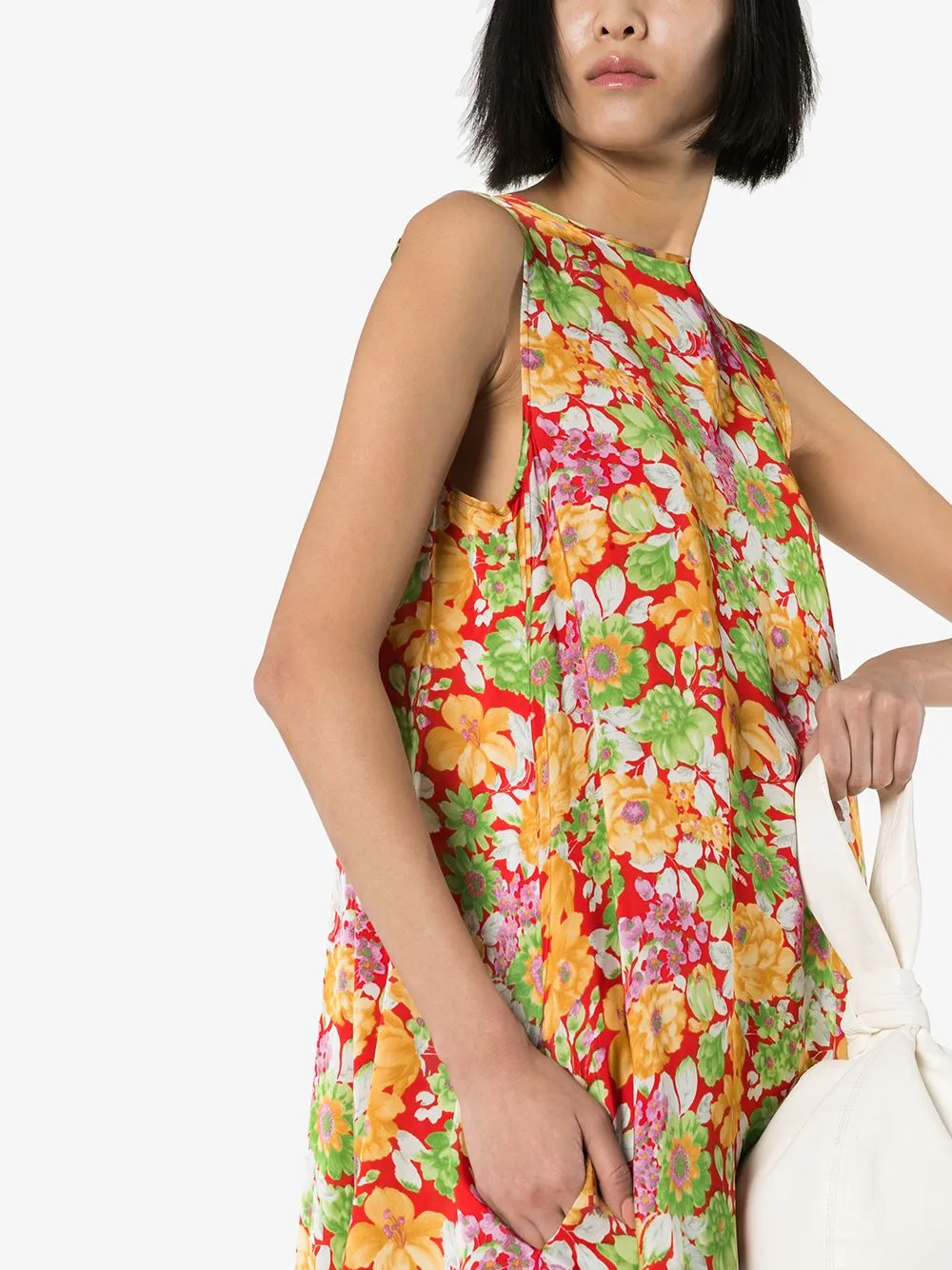 FLORAL PRINT MAXI DRESS sold by Lord & Taylor product image thumbnail 5