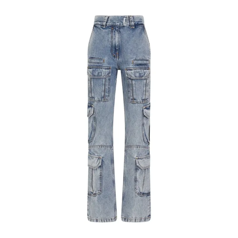CARGO DENIM COTTON JEANS sold by Lord & Taylor