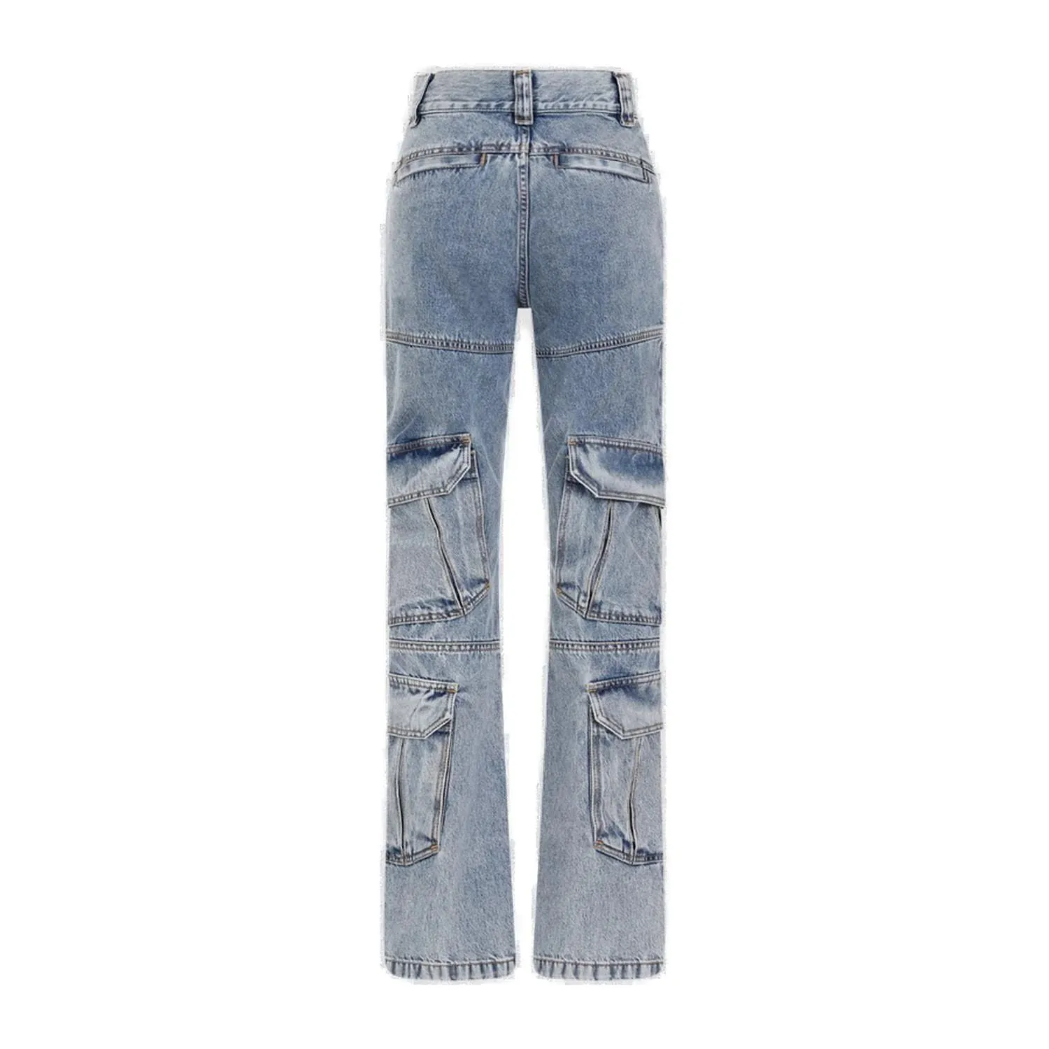 CARGO DENIM COTTON JEANS sold by Lord & Taylor product image thumbnail 2