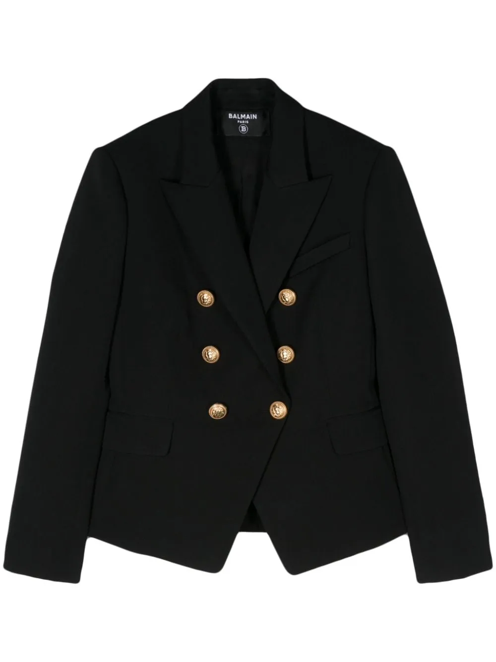 DOUBLE-BREASTED WOOL BLAZER sold by Lord & Taylor