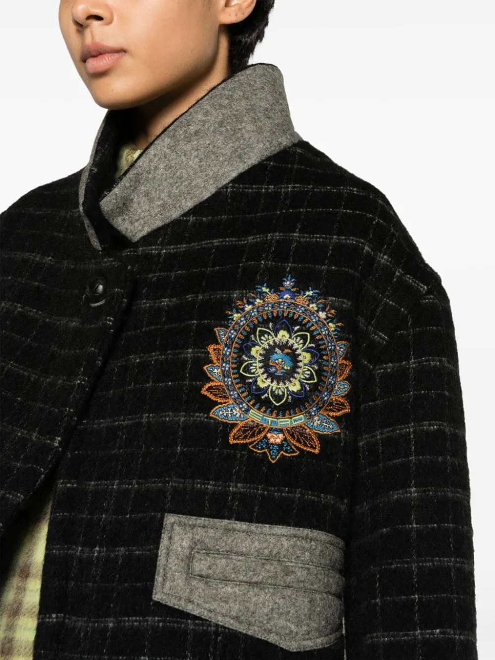 WOOL BLEND CROPPED JACKET sold by Lord & Taylor product image thumbnail 5