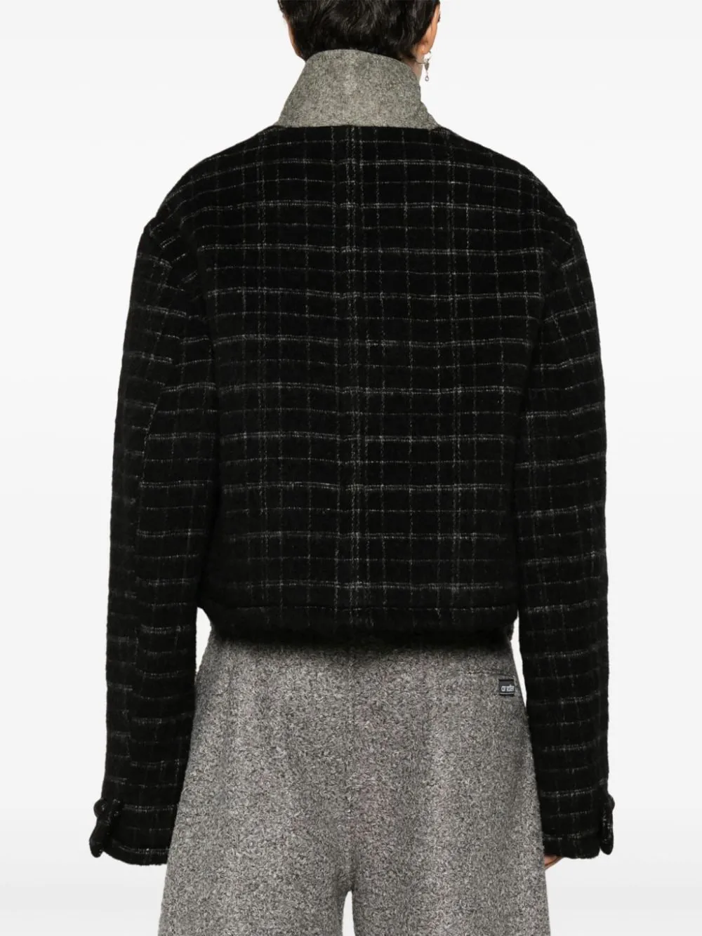WOOL BLEND CROPPED JACKET sold by Lord & Taylor product image thumbnail 3