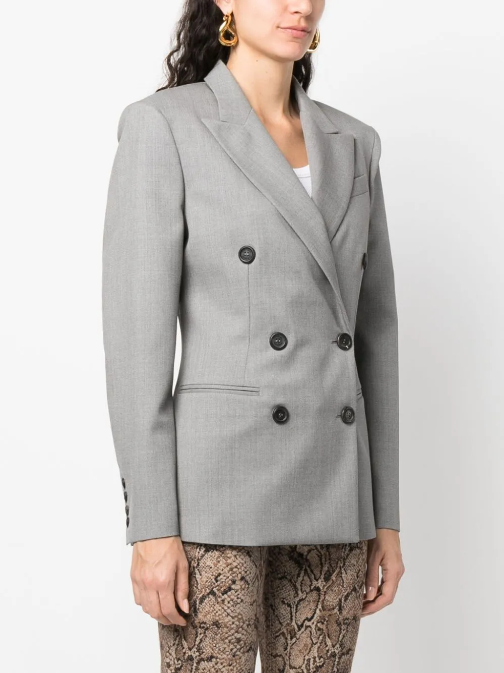 DOUBLE-BREASTED WOOL JACKET sold by Lord & Taylor product image thumbnail 5