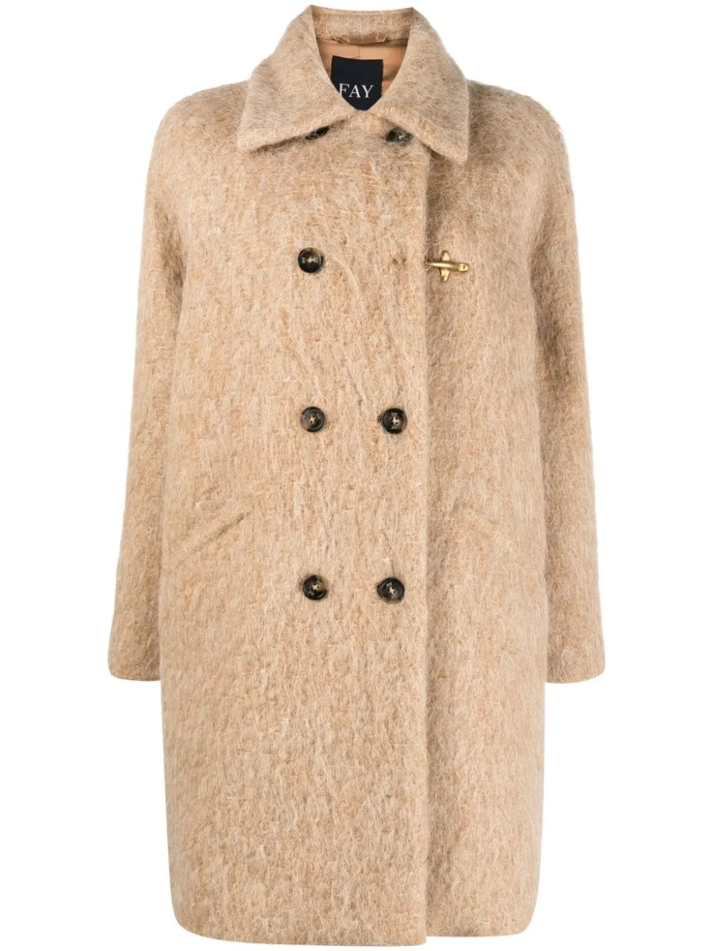DOUBLE-BREASTED WOOL BLEND COAT sold by Lord & Taylor