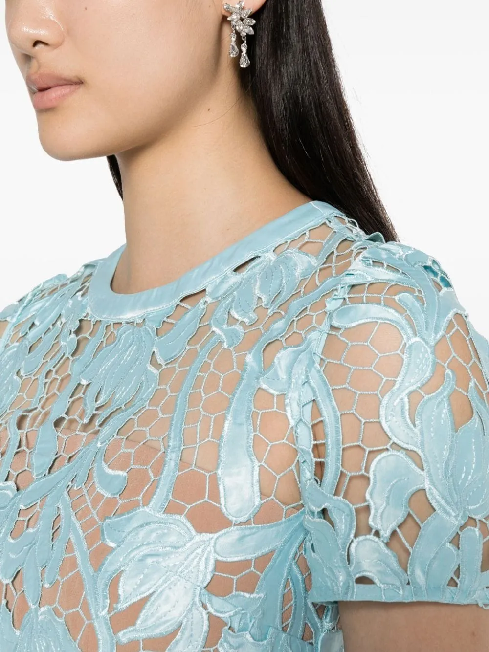 LACE MIDI DRESS sold by Lord & Taylor product image thumbnail 3