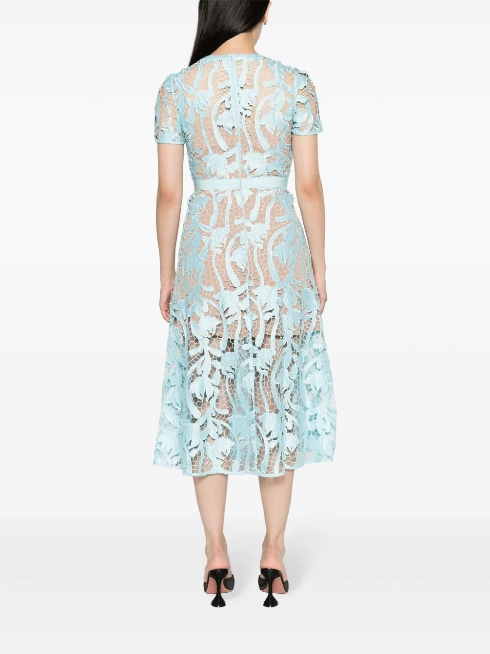 LACE MIDI DRESS sold by Lord & Taylor product image thumbnail 2