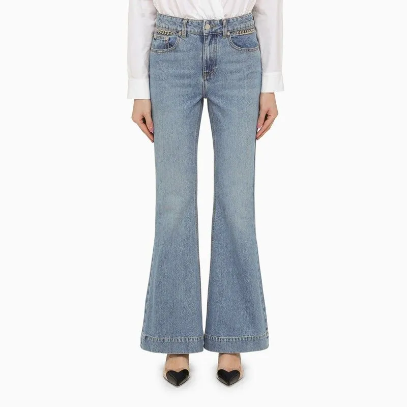 FALABELLA MID VINTAGE BLUE WIDE LEG JEANS sold by Lord & Taylor