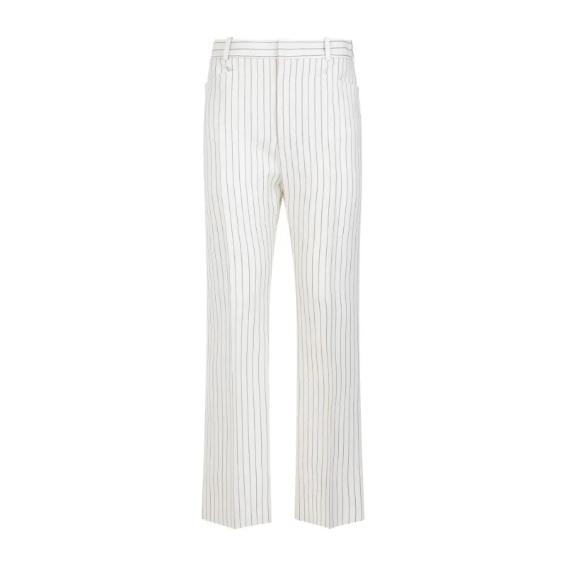 STRIPED STRAIGHT PANTS sold by Lord & Taylor