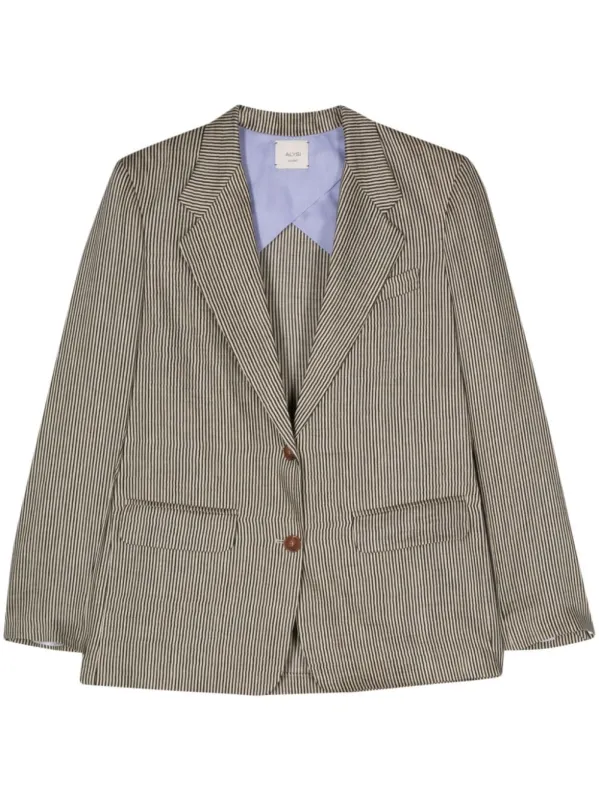 STRIPED SINGLE-BREASTED JACKET sold by Lord & Taylor