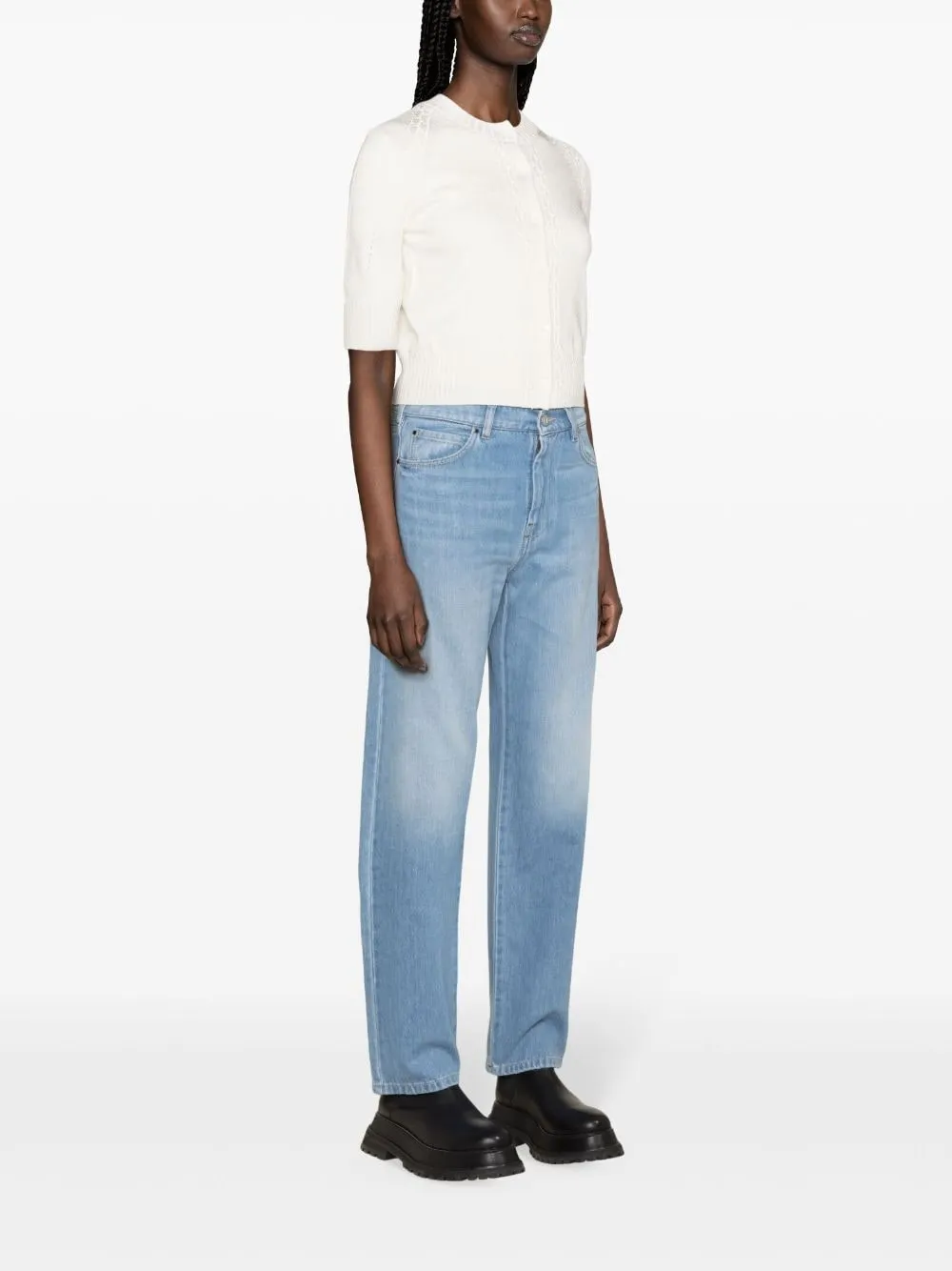 DENIM COTTON JEANS sold by Lord & Taylor product image thumbnail 2