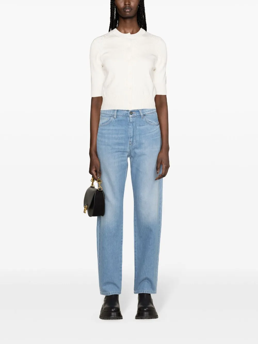 DENIM COTTON JEANS sold by Lord & Taylor product image thumbnail 4