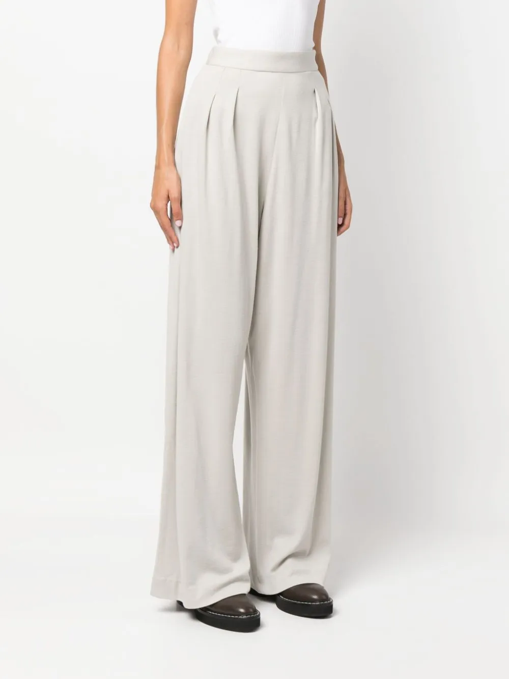 WIDE LEG WOOL TROUSERS sold by Lord & Taylor product image thumbnail 5